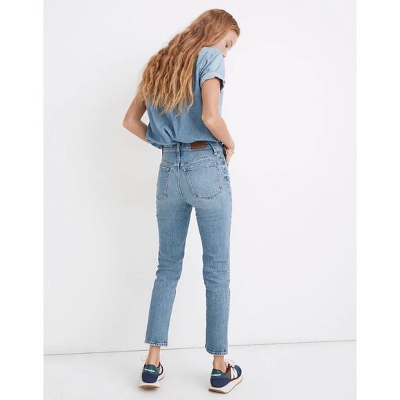 NEW Madewell The Perfect Vintage Jean in Banner Wash Size 28 NWT - Picture 3 of 12